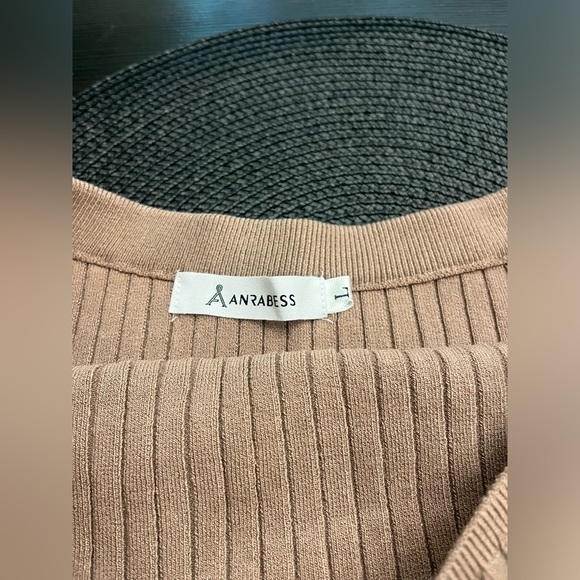 ANRABESS Women's Two Piece Outfits Skirt Bandeau Crop Tops Short Mini Dresses - Picture 9 of 9